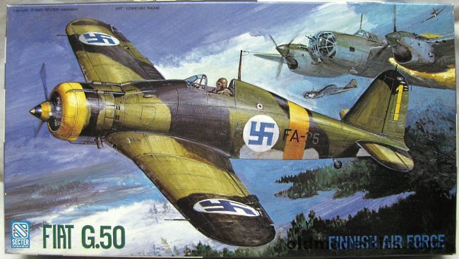 Secter 1/48 Fiat G-50 Finnish Air Force - With Decals For At Least 11 Different Aircraft, SAC-002 plastic model kit